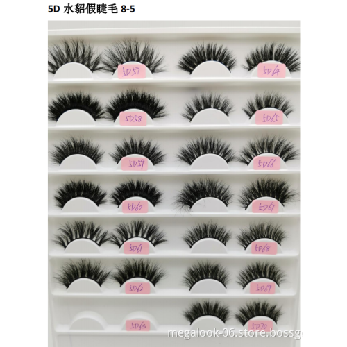 Factory wholesale price 25mm 3d mink eyelashes real mink 25mm flash lashes with customize own brand box